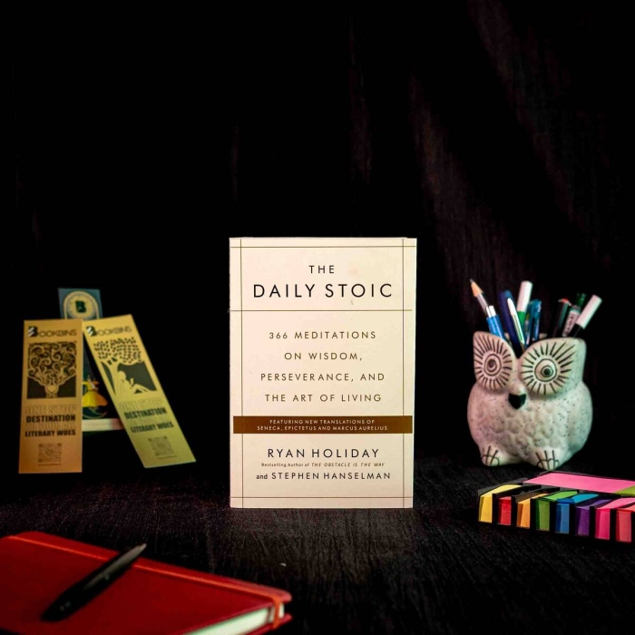 Buy The Daily Stoic by Ryan Stephen Holiday Hanselman Online with Bookbins